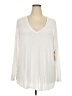 Halogen Ivory 3/4 Sleeve T-Shirt Size 3X - photo 1