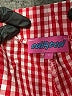 Edikted Checkered-gingham Red Shorts Size S - photo 3