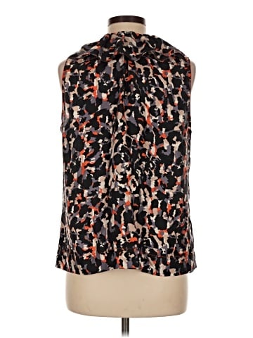BCBGMAXAZRIA Sleeveless Silk Top (view 2)
