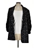 Chico's 100% Polyester Polka Dots Black Blazer Size Lg (2) - photo 1