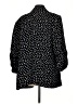 Chico's 100% Polyester Polka Dots Black Blazer Size Lg (2) - photo 2