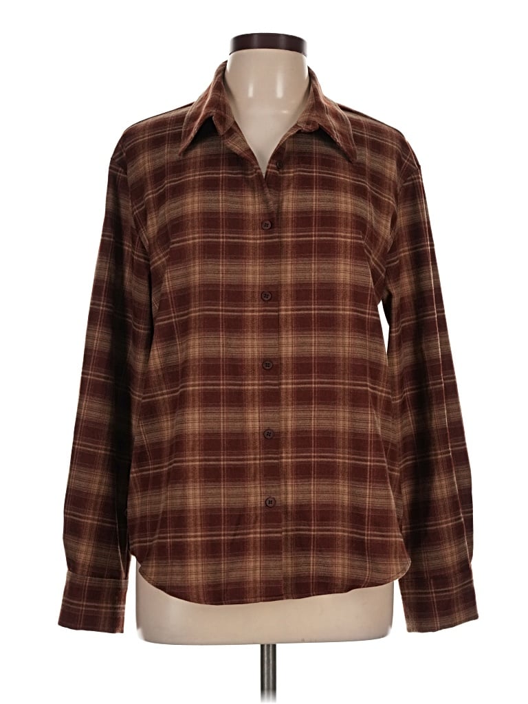 Pre-owned Assorted Brands Cardigan Sweater In Brown