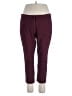 Worthington Solid Burgundy Casual Pants Size 16 - photo 1