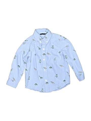 Janie and Jack Long Sleeve Button-Down Shirt (view 1)
