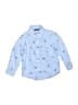 Janie and Jack Print Blue Long Sleeve Button-Down Shirt Size 2T - photo 1