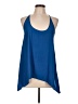 Valette 100% Polyester Blue Sleeveless Top Size L - photo 1
