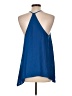 Valette 100% Polyester Blue Sleeveless Top Size L - photo 2