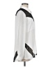 Love Stitch 100% Polyester Color Block Ivory Long Sleeve Blouse Size M - photo 4