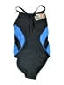 TYR Color Block Blue One Piece Swimsuit Size XXS (26) - photo 1