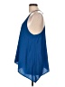 Valette 100% Polyester Blue Sleeveless Top Size L - photo 5