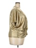 Bishop + Young Metallic Gold Short Sleeve Top Size 3X - photo 4