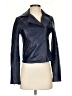 Muubaa 100% Leather Blue Leather Jacket Size 4 - photo 1