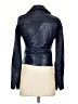 Muubaa 100% Leather Blue Leather Jacket Size 4 - photo 2