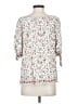 Max Studio White 3/4 Sleeve Blouse Size S - photo 2