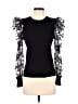 Cocobleu Black Long Sleeve Top Size S - photo 1