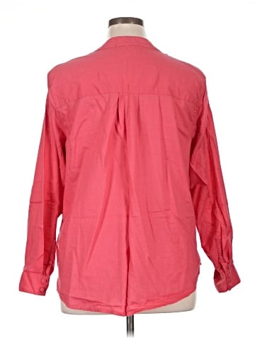 St. John's Bay Long Sleeve Button-Down Shirt (view 2)