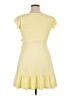 Blush Solid Yellow Casual Dress Size 16 - photo 2