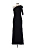 Betsy & Adam Solid Black Cocktail Dress Size 10 - photo 1