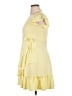 Blush Solid Yellow Casual Dress Size 16 - photo 5