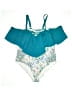 BLOOMCHIC Print Teal Swimsuit Top Size 18 - 20 - photo 1