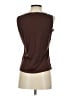 Sag Harbor 100% Polyester Brown Sleeveless T-Shirt Size S - photo 2
