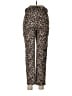 J.Crew 100% Polyester Animal Print Brown Casual Pants Size 29 waist (estimated) - photo 2