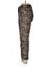 J.Crew 100% Polyester Animal Print Brown Casual Pants Size 29 waist (estimated) - photo 5
