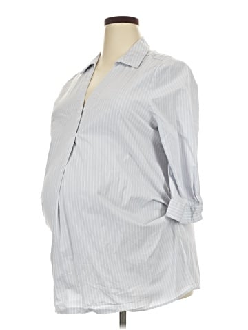 Isabel 3/4 Sleeve Button-Down Shirt (view 1)