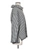 Calvin Klein 100% Acrylic Houndstooth Silver Turtleneck Sweater Size S - photo 4