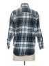 Madewell 100% Cotton Plaid Blue Long Sleeve Button-Down Shirt Size XXS - photo 2