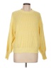 Ann Taylor Solid Yellow Pullover Sweater Size L - photo 1