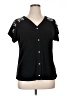 Atelier Black Short Sleeve Blouse Size XL - photo 1