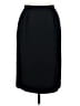 Kasper 100% Wool Solid Black Wool Skirt Size 8 - photo 1
