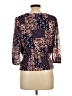 Ember 100% Polyester Blue 3/4 Sleeve Blouse Size L - photo 2
