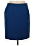 Anne Klein Solid Blue Formal Skirt Size 6 - photo 1