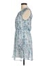 Storybook Knits 100% Polyester Paisley Blue Cocktail Dress Size M - photo 5