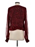 Generation Love 100% Polyester Animal Print Red Long Sleeve Blouse Size S - photo 2