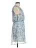 Storybook Knits 100% Polyester Paisley Blue Cocktail Dress Size M - photo 4
