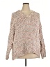 Cupio 100% Polyester Tweed Tan Pullover Sweater Size 2X - photo 1