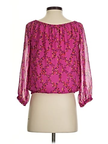 Diane von Furstenberg 3/4 Sleeve Silk Top (view 2)