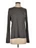 Tory Burch 100% Silk Gray Long Sleeve Top Size S - photo 1