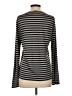 Tory Burch 100% Silk Gray Long Sleeve Top Size S - photo 2