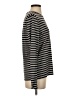 Tory Burch 100% Silk Gray Long Sleeve Top Size S - photo 4