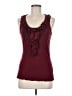 Mossimo 100% Rayon Burgundy Sleeveless Top Size M - photo 1