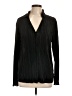 Almost Famous Black Long Sleeve Blouse Size M - photo 1