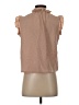 Shein 100% Polyester Brown Sleeveless Blouse Size 4 - photo 2
