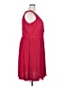 Lela Rose for HSN 100% Polyester Solid Red Cocktail Dress Size 2X - photo 4