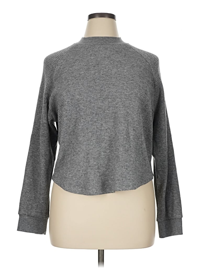 Pre-owned Madewell Turtleneck Sweater In Gray