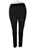 Rafaella Solid Black Active Pants Size 2X - photo 2