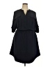 JoFit Solid Black Casual Dress Size XXL - photo 1